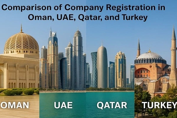ثبت شرکت در عمان ؛ مقایسه تاسیس شرکت در عمان با کشورهای دیگر