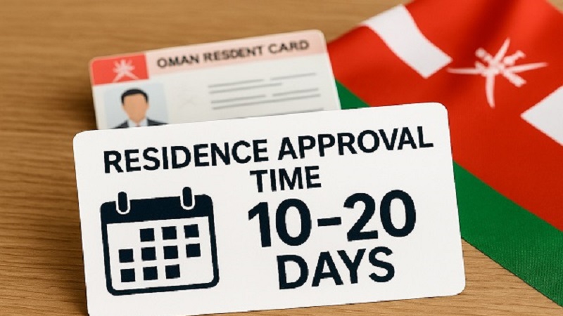 ثبت شرکت در عمان ؛ مدت زمان صدور مجوز اقامت