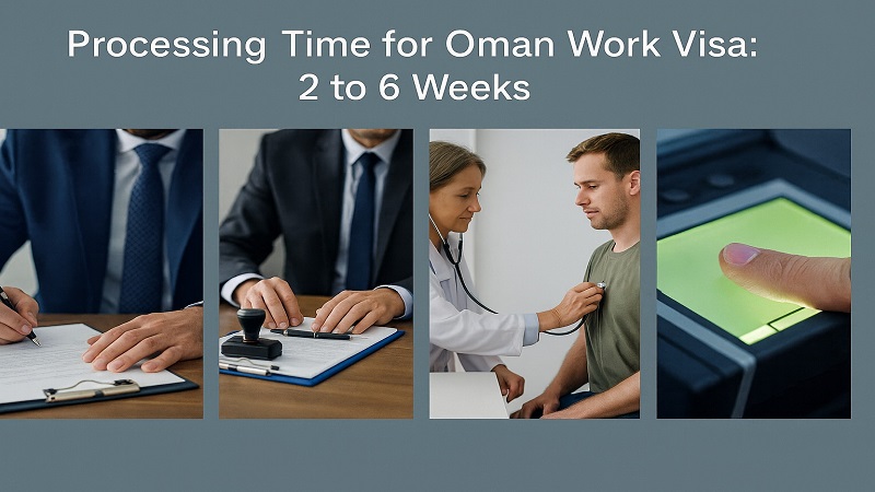 ویزای کار عمان ؛ مدت زمان صدور ویزا و مراحل آن